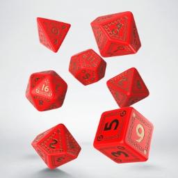 RuneQuest Red &amp; gold Dice Set