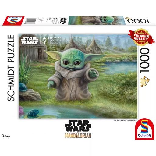 Thomas Kinkade: Star Wars The Mandalorian - Childs Play (1000pc Puzzle)