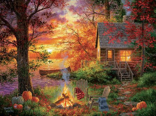 Abraham Hunter - Sunset Serenity (1000pc puzzle)