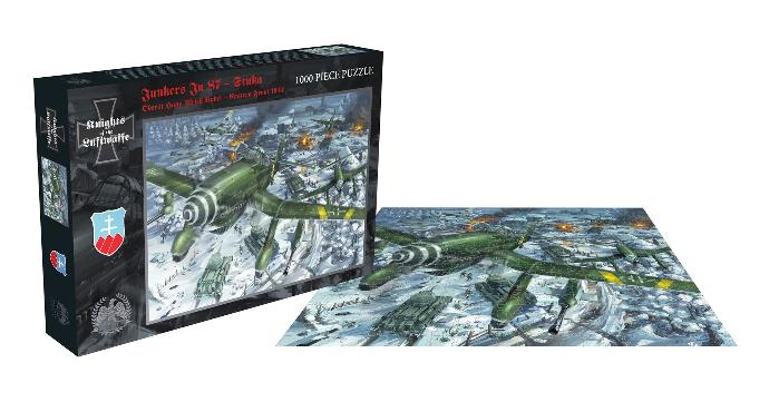 Heinkel He 219 Uhu Night Fighters Over Germany - Hauptmann Paul Forster - Night Attack! (1000pcs puzzle)