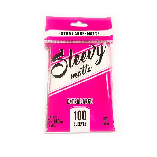 Sleevy XL – matte (100 sleeves for 65x100 mm cards)