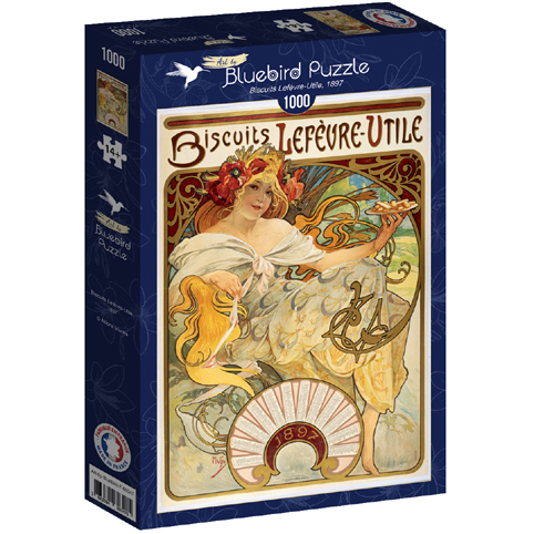 Biscuits Lefèvre-Utile, 1897 - Mucha (1000pc puzzle)