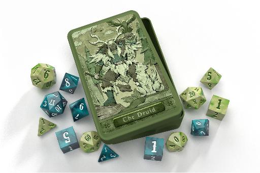 Class-Specific Dice Set Druid (Pathfinder and 5E)