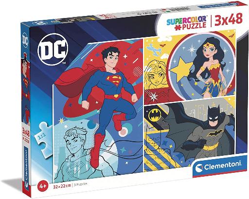 3 Puzzles - DC Comics Justice League (48pc)