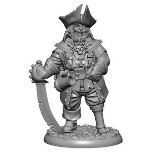 Bones Black Ghost Pirate Captain