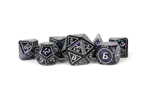 16mm Resin Poly Dice Set Framed Void