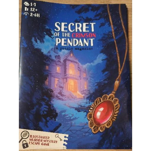 Secret of the Crimson Pendant: a puzzle magazine