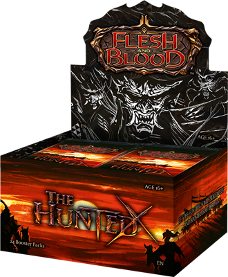 Flesh &amp; Blood TCG - The Hunted Booster Display (24 Packs)