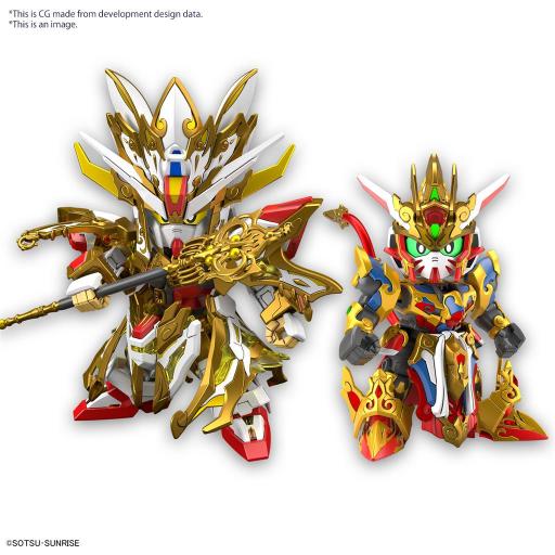 SDW Revival of the Heroes! Wukong Impulse Gundam (Childhood Ver.) &amp; Sanzang Strike Freedom Gundam
