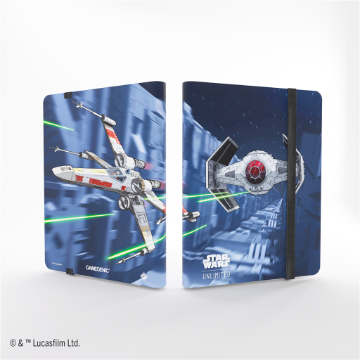 Gamegenic - Star Wars Unlimited 18-Pocket Album - X-wing/Tie Fighter