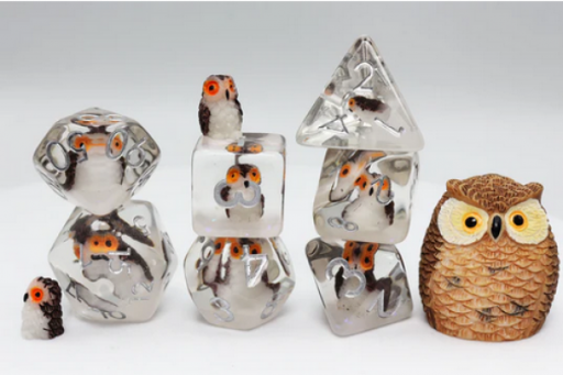 Wise Owl RPG Dice Set (7)