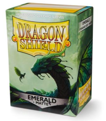 Dragon Shield Standard Sleeves - Matte Emerald (100 Sleeves)