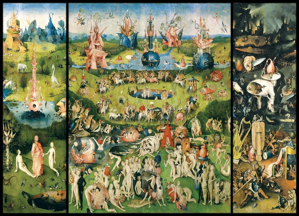 Heironymus Bosch - The Garden of Earthly Delights (1000pc Puzzle)