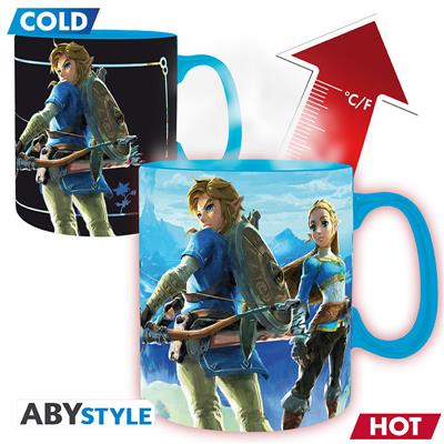 THE LEGEND OFZELDA - Mug Heat Change - 460ml -Breath theWild (Muki)
