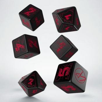 [SCPE06] Cyberpunk Red Essential Dice Set (6)