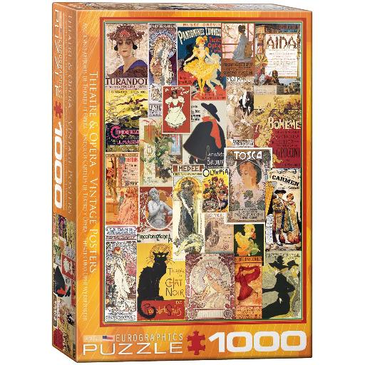 [628136609357] Theater &amp; Opera Vintage Collage (1000pc)