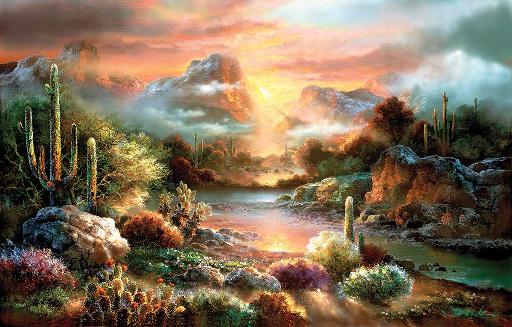 [Sunsout-18057] James Lee - Sunset Splendor (1000pc puzzle)