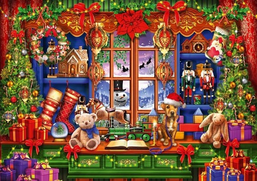 [Bluebird70311-P] Ye Old Christmas Shoppe (1000pc puzzle)
