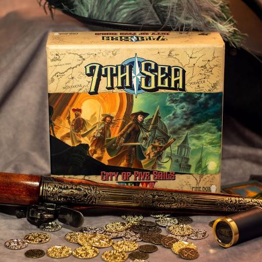 [PBE03001] 7th Sea City of Five Sails Card Game