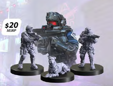 [MFC45110] Cyberpunk Red Combat Zone Law Dogs