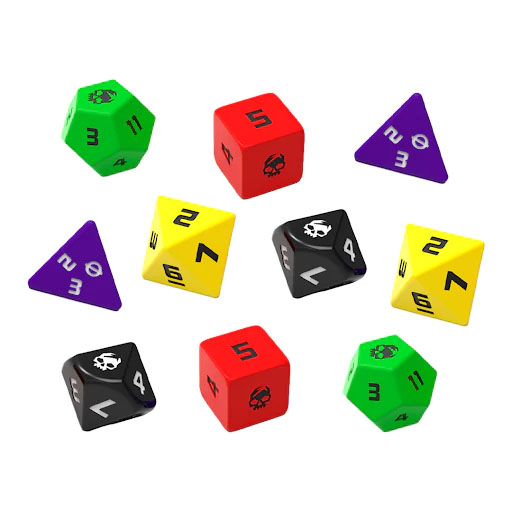 [MFC40053] Cyberpunk Red Combat Zone Reaction Dice