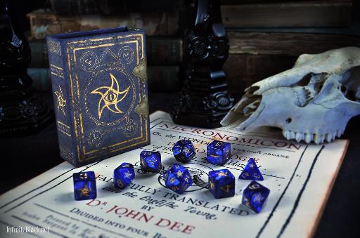 [INFBLKEDP-A03] Elder Dice Blue Astral Elder Sign