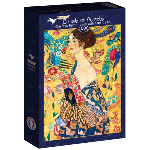 [Bluebird-F-60343] Gustave Klimt - Lady with Fan, 1918 (1000pc puzzle)