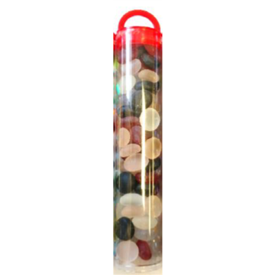 [1196] Chessex Gaming Glass Stones in Tube - Assorted Frosted (40)