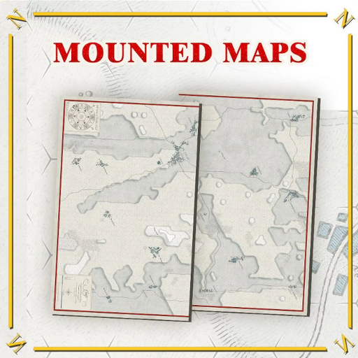 [SOD202302] Battles of Napoleon I Eylau 1807 Mounted Maps