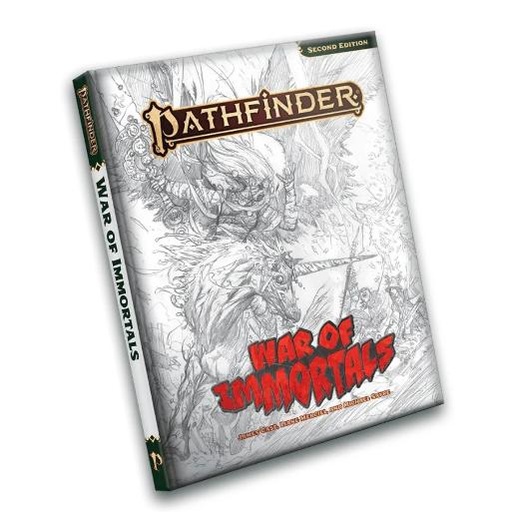 [PZO12006-SK] Pathfinder RPG War of Immortals Sketch Cover