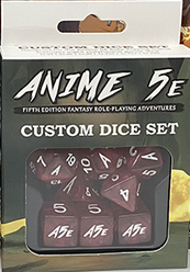 [GGDJPG819] Anime 5E Custom Dice Set