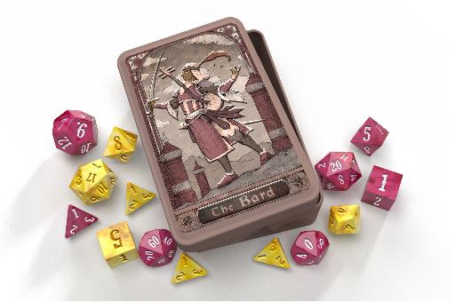 [BGRBAGD03] Class-Specific Dice Set Bard (Pathfinder and 5E)