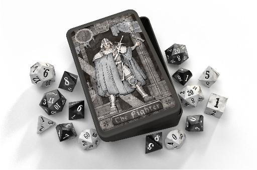 [BGRBAGD06] Class-Specific Dice Set Fighter (Pathfinder and 5E)