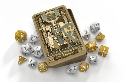 [BGRBAGD09] Class-Specific Dice Set Paladin (Pathfinder and 5E)