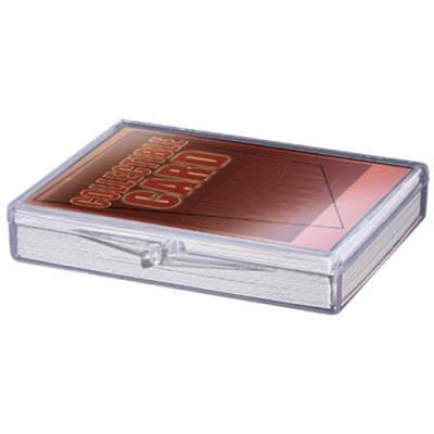 [80857] Hinged Clear Box - (For 25 Cards)