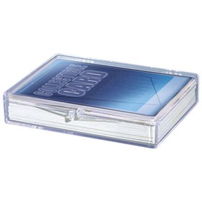 [1576] Hinged Clear Box - (For 35 Cards)