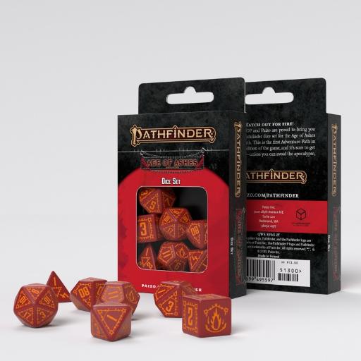 [QWSSPAS2Y] Pathfinder Age of Ashes Dice Set (7)