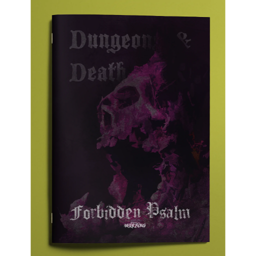 [EFRPG750] Mörk Borg RPG Forbidden Psalm Dungeons &amp; Death