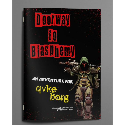 [EFRPG848] Mörk Borg RPG QvkeBorg Doorway To Blasphemy