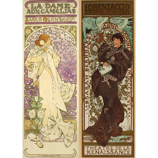 [Art-by-Bluebird-F-60349] Alfons Mucha - Collage (500pc)