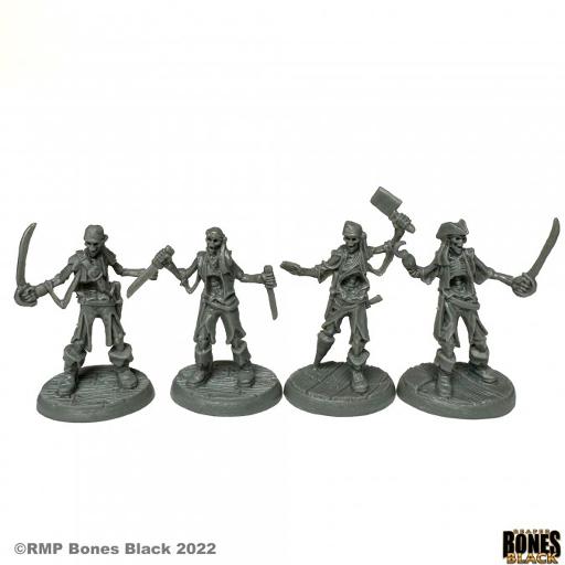 [RPR44173] Bones Black Skeletal Boarding Party (4)