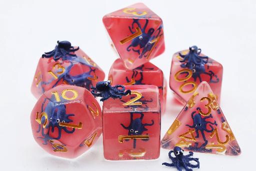 [FBG2449] Underwater Octopus RPG Dice Set (7)