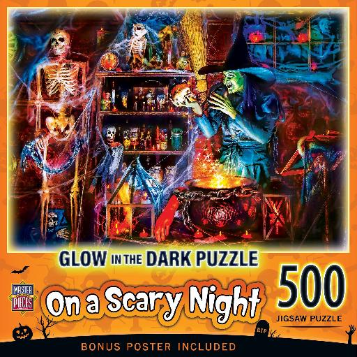 [MST32271] On a Scary Night in October Glow in the Dark Puzzle (500)