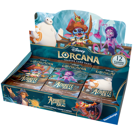 [11098466] Disney Lorcana TCG: Azurite Sea Booster Box (24 Boosters)