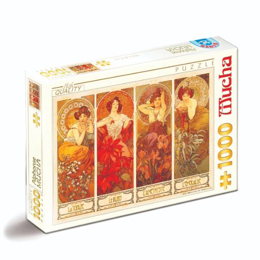 [Dtoys-70067] Alphonse Mucha : Precious Stones (1000pc)