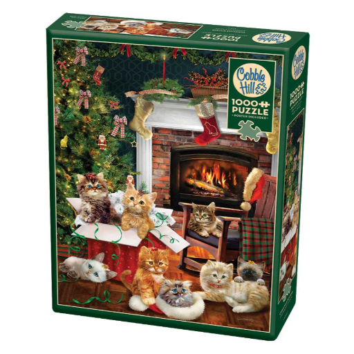 [Cobble-Hill-40216] Christmas Kittens (1000pc)
