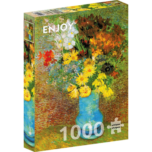 [Enjoy-Puzzle-1158] Vincent van Gogh: Vase with Daisies and Anemones (1000pc)