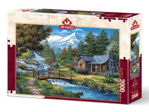 [Art-Puzzle-5471] Two Small Waterfalls (2000pc)