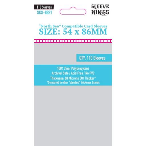 [MDG8821] 54x86mm North Sea Sleeves 60 Microns (110)