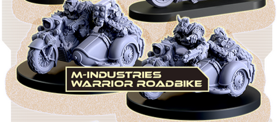 [MFC45146] Cyberpunk Red Combat Zone Warrior Roadbike